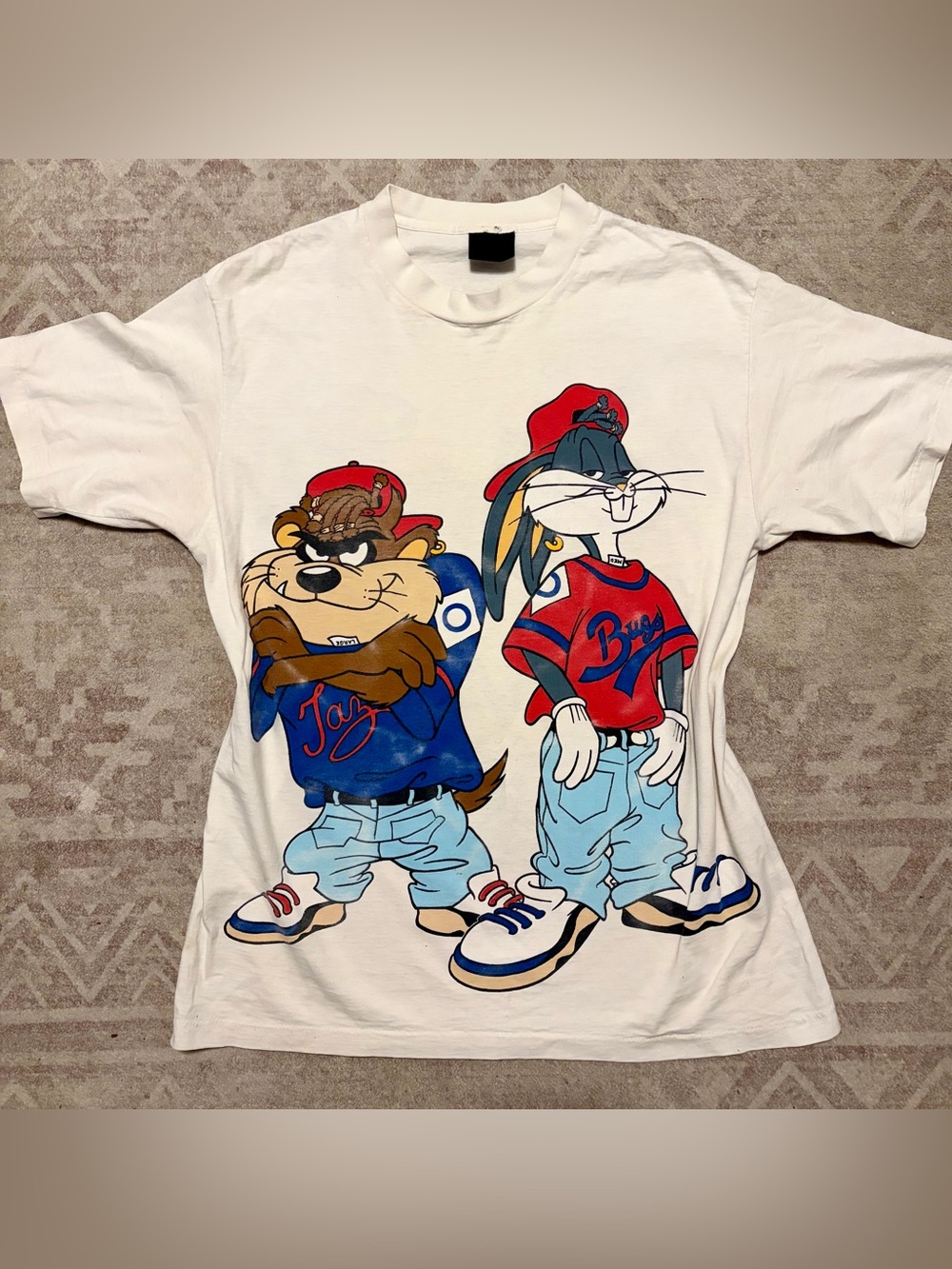 Vtg 90s Looney Tunes Single-Stitch Double-Sided T-Shirt - Picture 1 of 12